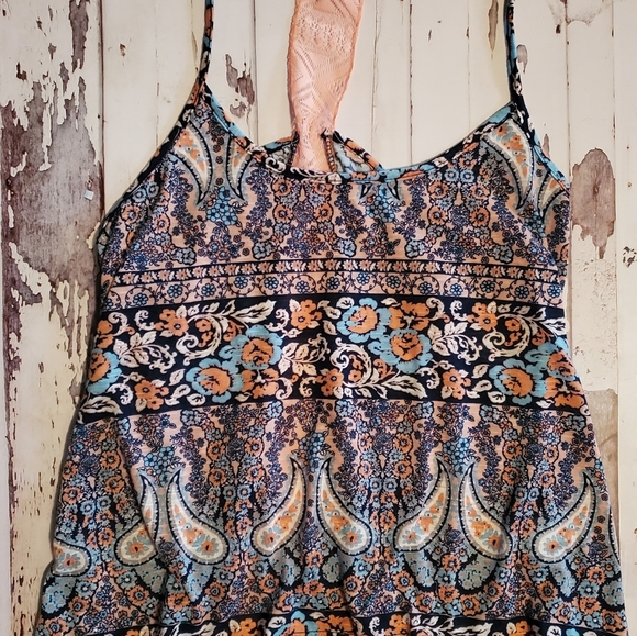 Bella D Multi-colored Spaghetti Strap Tank Top - Picture 5 of 5